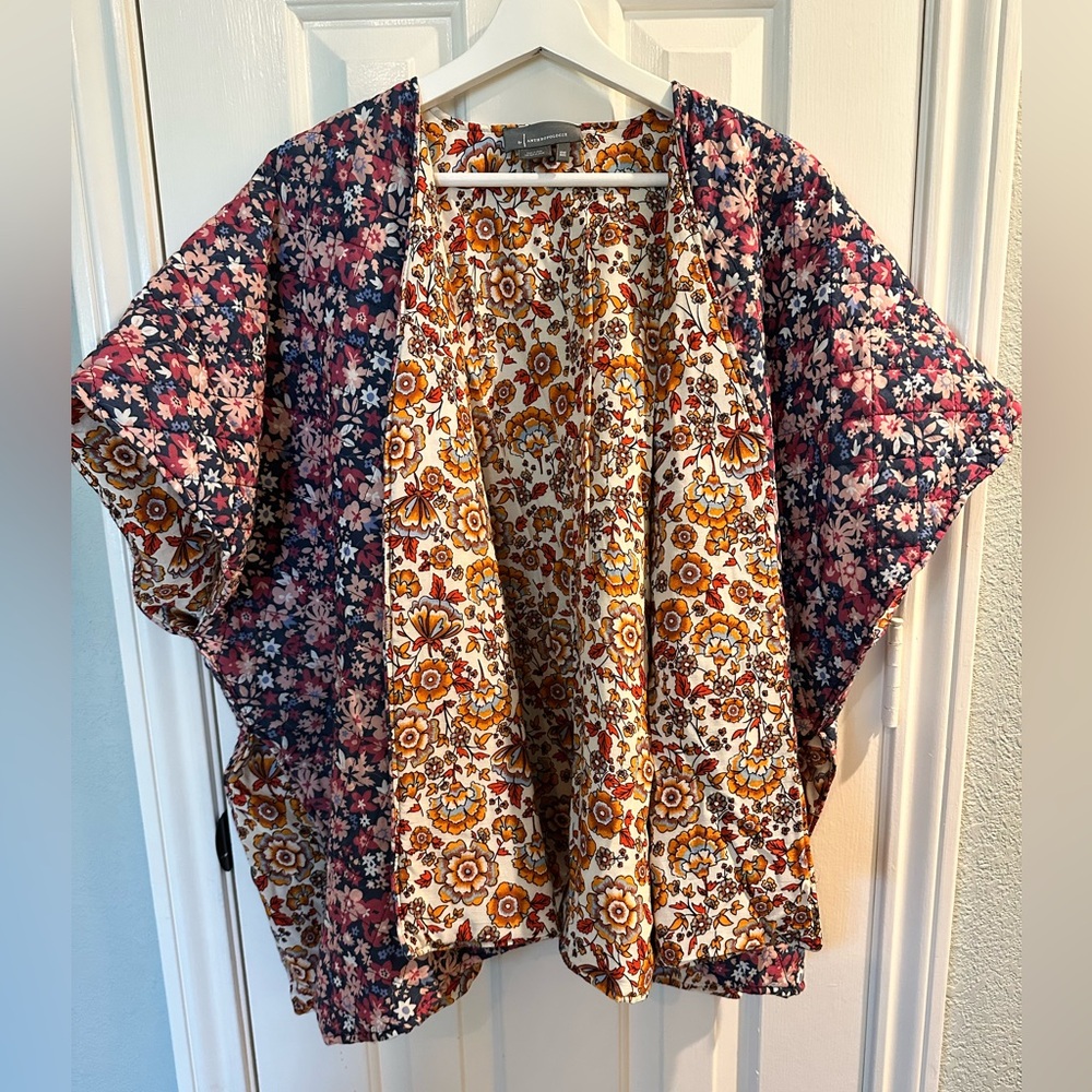 Anthropologie Floral Kimono